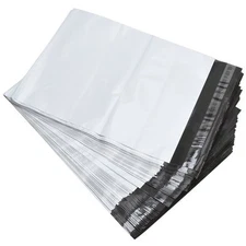 2000 6X9 White Poly Mailers Self Sealing Shipping Envelopes Plastic Bags 2.5 Mil