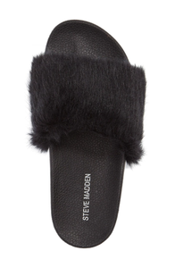 steve madden fur slides