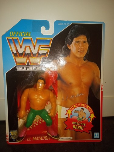 WWF Hasbro MOC El Matador Tito Santana Series 6 19...