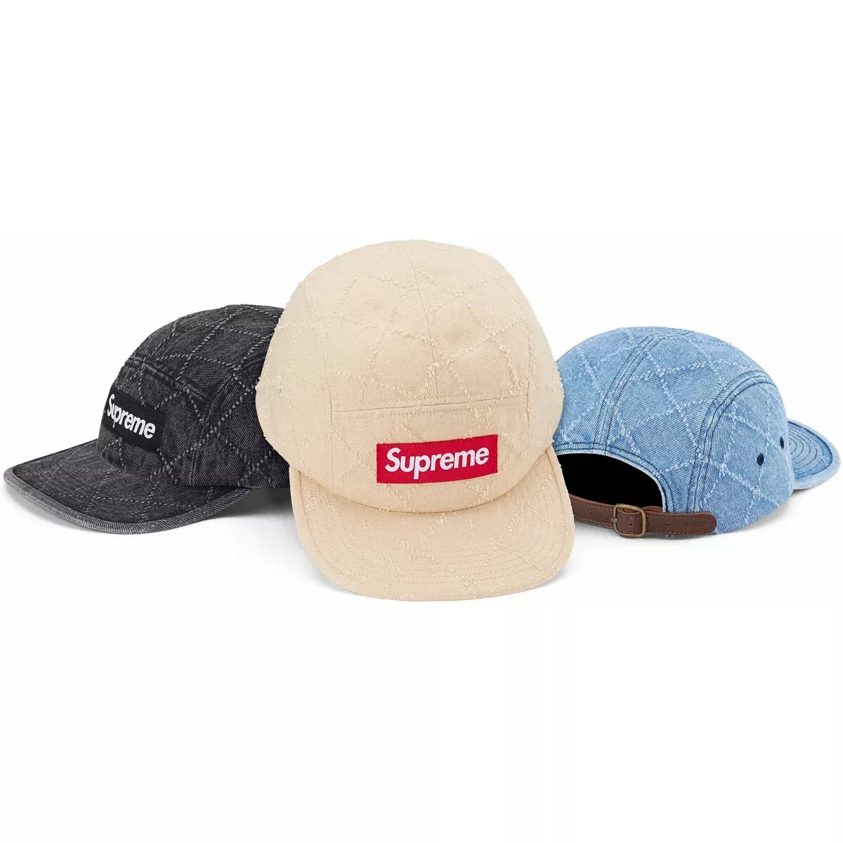 CASQUETTE DE CAMP EN DENIM PUNCHED SUPREME (M/L)
