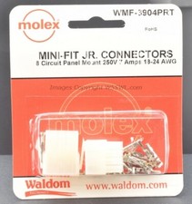 Molex Waldom WMF-3904PRT 8 Circuit 18-24 AWG Contacts
