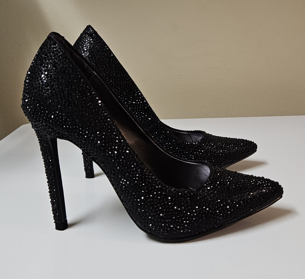 靴 original ribbon glitter pumps (black) JC24118S-Jimmy-Choo-Love-85-