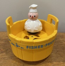 Vintage Fisher Price Three Men In A Tub