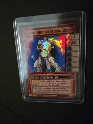 Rozan Ultimate Dragon Attack Dragon Shiryu / Knights Of The Zodiac Card