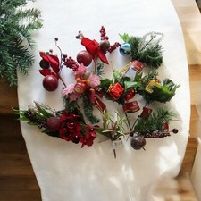 Lot of 9 Holiday Inspirations Picks Christmas Holiday Decor