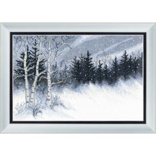 Counted Cross Stitch Kit Winter night DIY