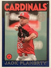 2021 Topps Jack Flaherty 1986 Topps 35th Anniversary Blue #86B-73 Baseball