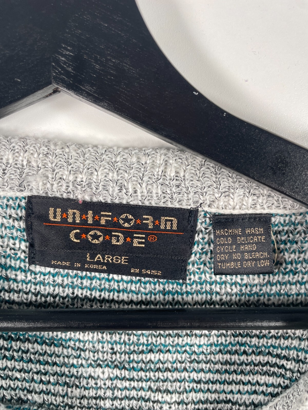 Uniform Code Mens Pullover Sweater Geometric Patt… - image 4