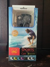 Sports Cam Full HD 1080p Waterproof Action Camera Black 2inch LCD Wide Angle NIB