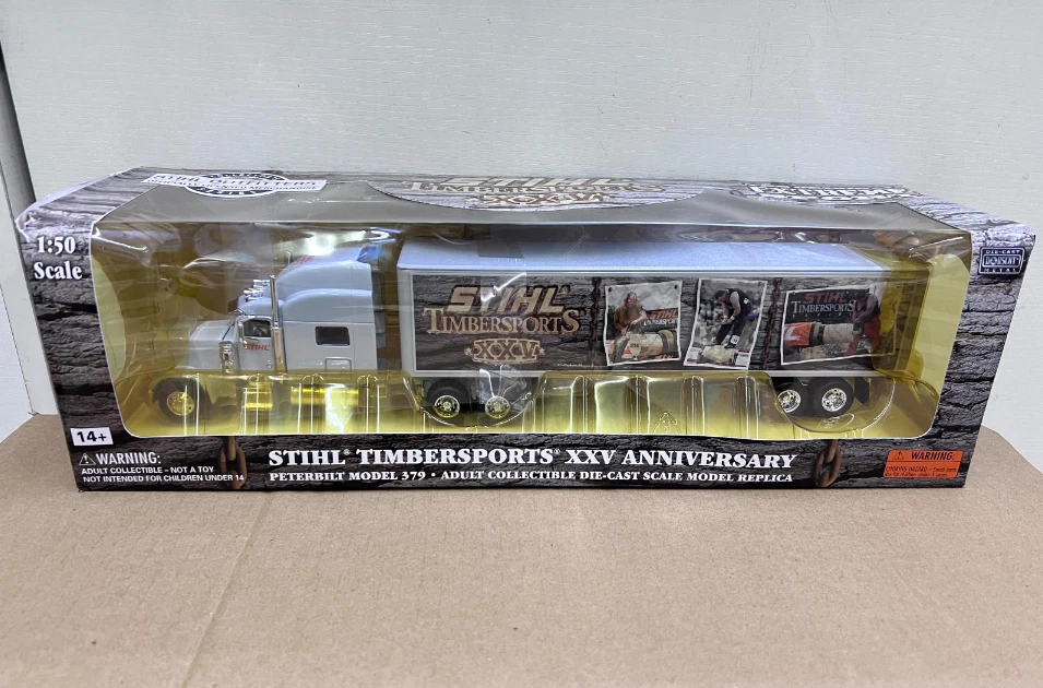 1:50 Norscot PETERBILT 379 Tractor Container Transport Vehicle Diecast Model - Image 4 of 4