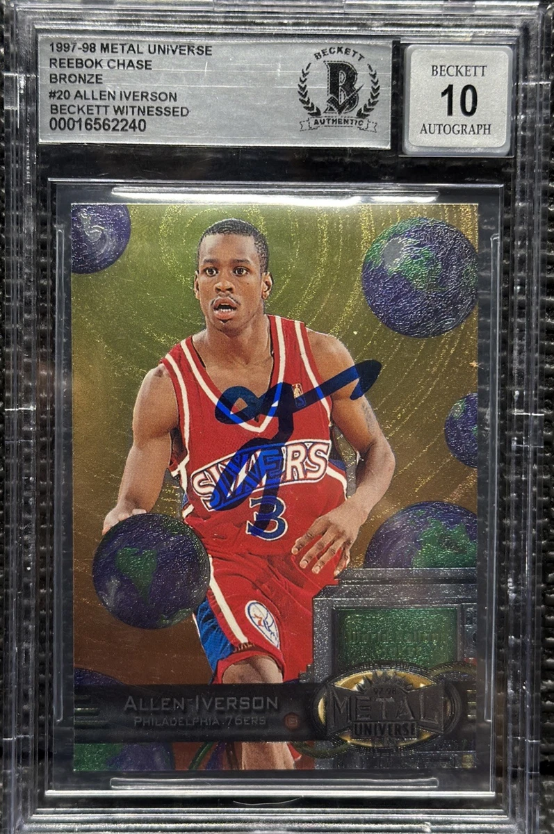 Allen Iverson Professional Sports Authenticator (PSA) Basketball
