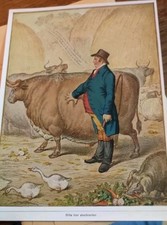 Vintage Bildkarte Raustaat England James Gillray Landwirtschaft 