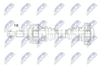 NTY Antriebswelle NPW-PS-016 FüR Porsche Cayman 987 Boxster Spyder 720 Sport 760