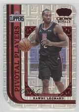 2021-22 Panini Crown Royale Pivotal Players Asia Red Kawhi Leonard #6 0yk6