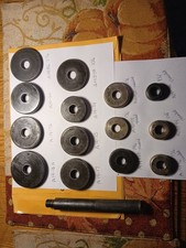 Snap-on Tools Usa A-14-1 Bushing Driver Set 14pc 1 Handles Snap-on Tools Usa A-14-1 Bushing Driver Set 14pc 1 Handles