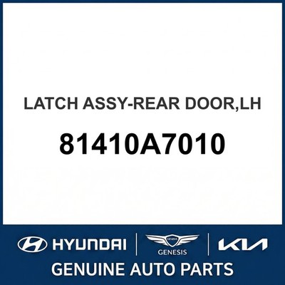 2014-2016 Kia Forte Verriegelungsbaugruppe - Hecktür OEM Neu 81410A7010