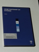 Adobe Photoshop CS4 Extended Student Edition MacOS W/ Serial Number, 2 discs