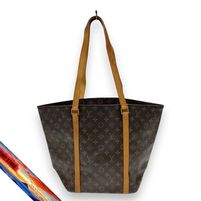 Louis Vuitton Sack Shopping Monogram Canvas PVC Bag