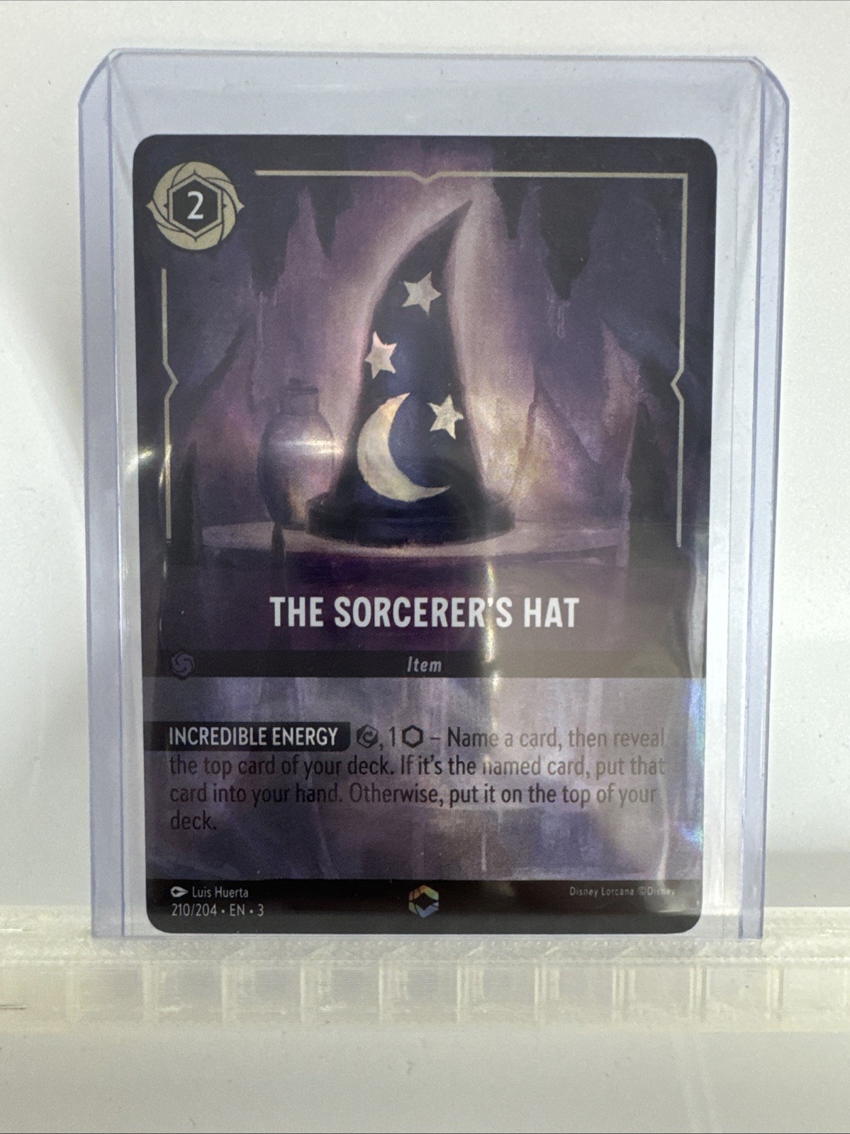 Disney Lorcana The Sorcerer's Hat 210/204 - Enchanted - NM Inklands