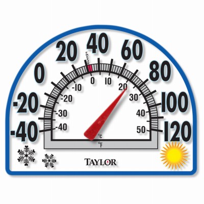 6 Pack - Window Cling Thermometer, 5-1/2-In. - 5323