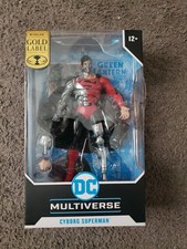 McFarlane Toys DC Multiverse Cyborg Superman Gold Label Target Exclusive New