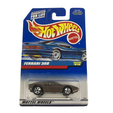 1997 MATTEL Hot Wheels FERRARI 308 Brown w/ Chrome Collectors No. 816 NIB LOOK