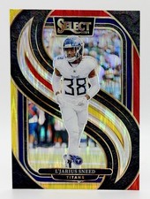 2024 Select Premier Level Red & Yellow Shock Prizm #179 L’jarius Sneed Titans