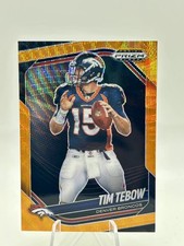 2025 Prizm Black Tim Tebow #54 Orange Wave /60 - Broncos/Gators SSP