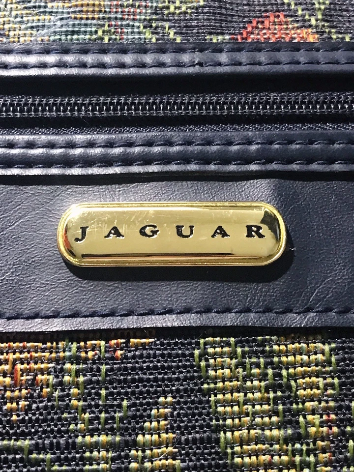 "Maleta de equipaje de mano Jaguar JC Penney azul floral 20x13"" capacidad M/L" Foto 3 de 4