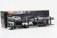 1:43 Ixo Man Lkw 1976 Autotransporter Mit AnhäNger (Ohne Fahrzeuge)