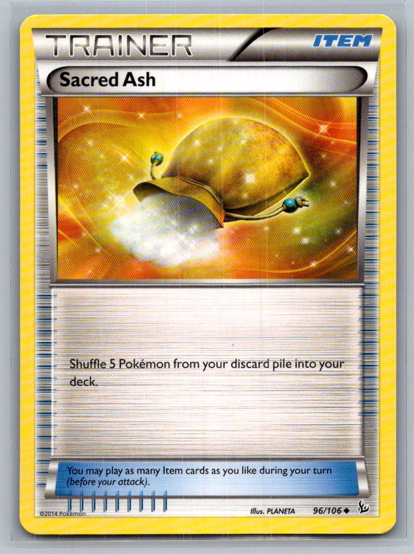 Sacred Ash 96/106 Uncommon Flashfire Pokemon LP/MP