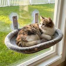 Cat Window Perch Hammock Glow in The Dark Cordless Foldable Pet Bed W/ Sturdy