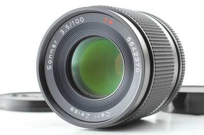 [MINT] Contax Carl Zeiss Sonnar T* 100mm f3.5 AEJ C/Y camera lens From JAPAN