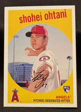 2018 Topps Archives - 1959 Design Shohei Ohtani #50 Pitching Pose (RC)  Angels