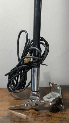 Shakespeare Galaxy 5401-XT 4' VHF Antenna - Black with metal mount