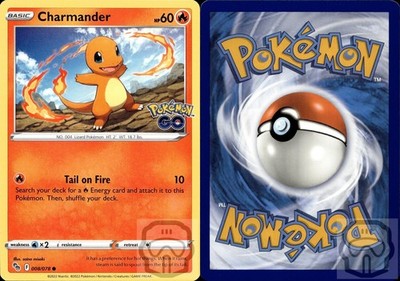 Charmander 008/078 C Pokemon GO Pokemon NM/M | eBay