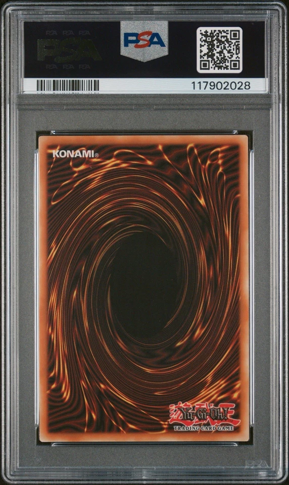 Yu-gi-oh! Stampede Dark Magician 9th Art RA04-EN106 Platinum Secret PSA 9 Mint - Image 2 of 2