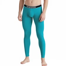 ZAIGGUT Mens Bamboo Thermal Pants XL Support Pouch Soft Base Layer Underwear