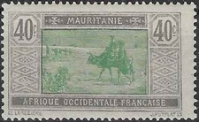 Timbre Mauritanie (Colonies Fr.) 27 ** - 86419FX - cote ** : 7,20 €