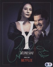 CATHERINE ZETA JONES & LUIS GUZMAN - Wednesday ACG Certified GENUINE AUTOGRAPHS
