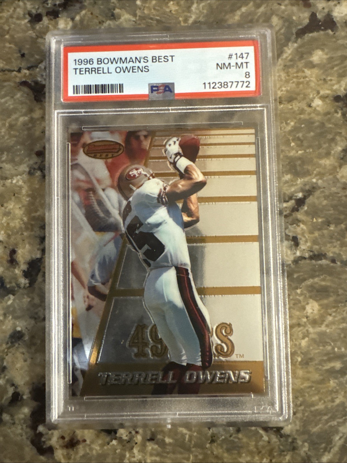 1996 Bowman's Best - Terrell Owens #147 (RC)