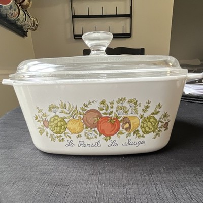CorningWare Square Casserole 1 1/2 Quart Spice of Life 