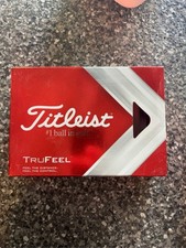 TITLEIST TruFeel White Golf Balls - 1 Dozen 12 Pack for Golf-Gently Used Mint