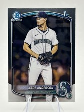 2025 Bowman Draft Kade Anderson Chrome 1st Prospect Mariners