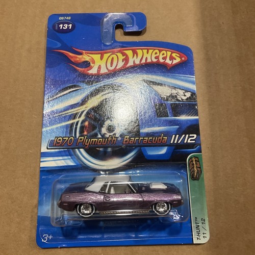 Hot Wheels 2005 Treasure Hunt 1970 Plymouth Barracuda 11/12 Real Riders New