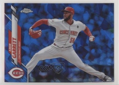 2020 Topps Chrome Sapphire Amir Garrett #217 0c2
