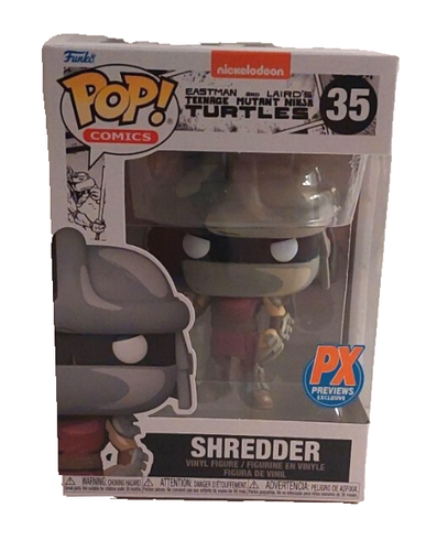 Pop 35 Teenage Mutant Ninja Turtles PX Previews Exclusive Shredder Funko Pop ...