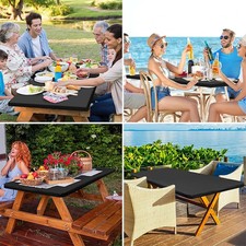 LMETJMA Rectangle Tablecloth Elastic Fitted Tablecloths for 6 Ft Tables Washable