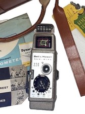 VTG Bell  Howell Movie Camera with Case  Manual 8mm Sun Dial 220 AS IS