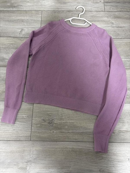Women French Connection Sweater Purple Cotton 36 /
